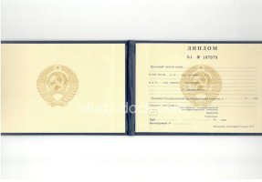 Диплом техникума ссср старого образца в Невинномысске